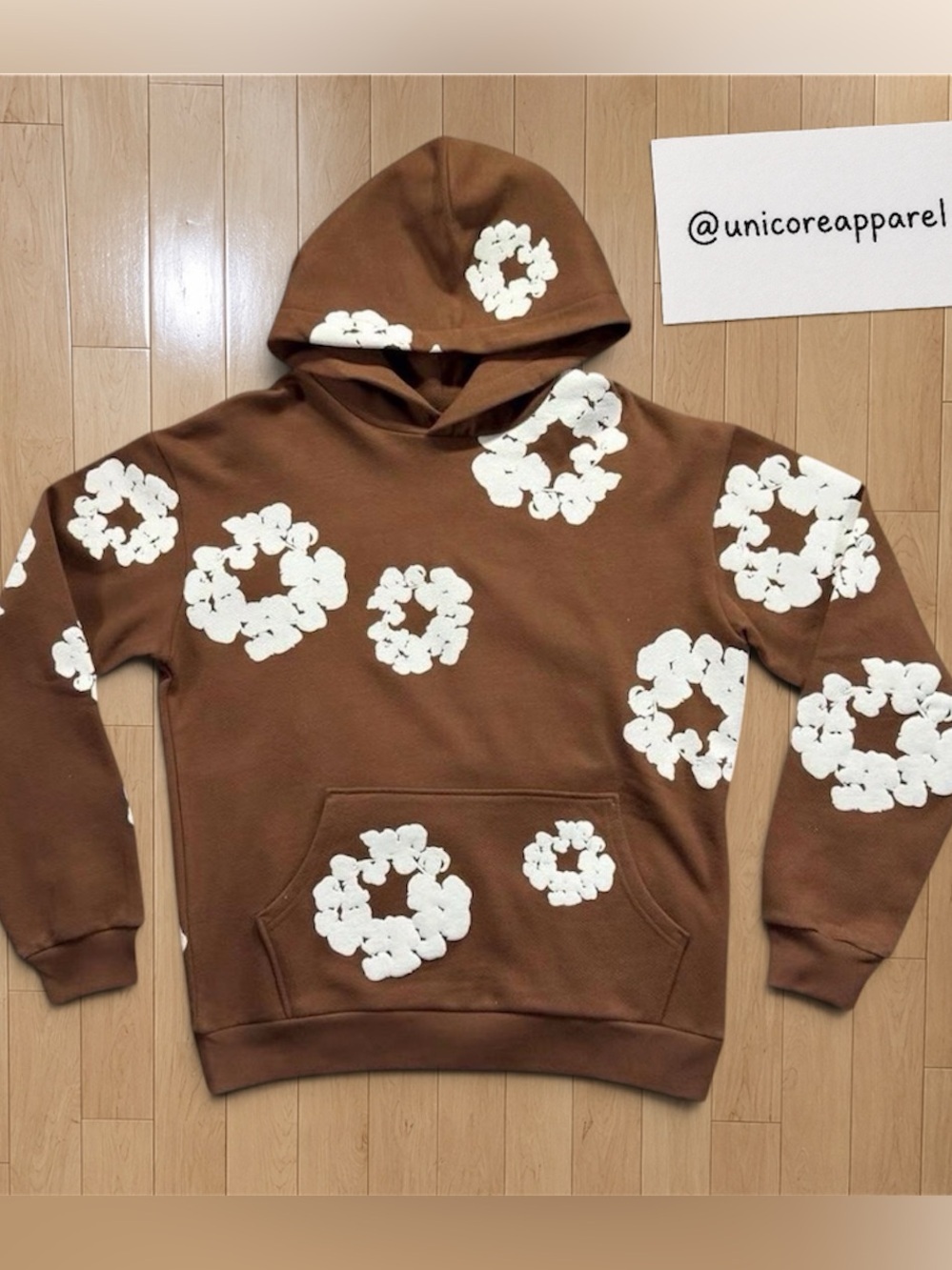 Denim Tears Brown Hoodie